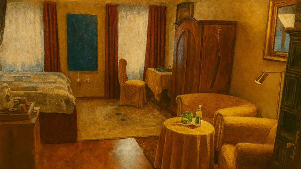 Gemälde-Interpretation des Doppelzimmers „Gustav Klimt“